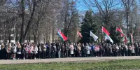 Митинг у мемориала "Жертвам фашизма"