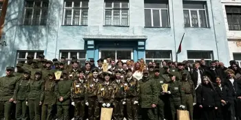 Районный этап военно-патриотической игры "Орлёнок"