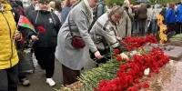 День Победы! Торжественное возложение у памятника "Жертвам фашизма"